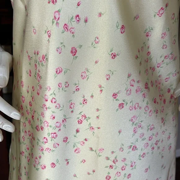 Oscar De La Renta Pink Label Floral Night Gown